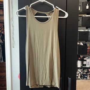 Low back workout tank